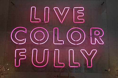 Live colourfully