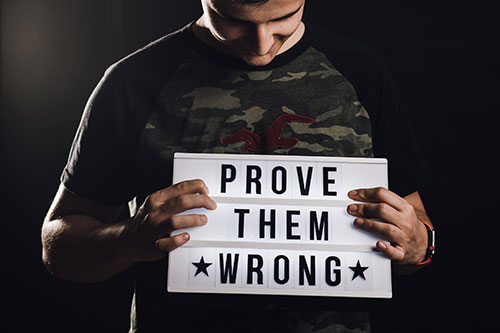 Prove them wrong text!
